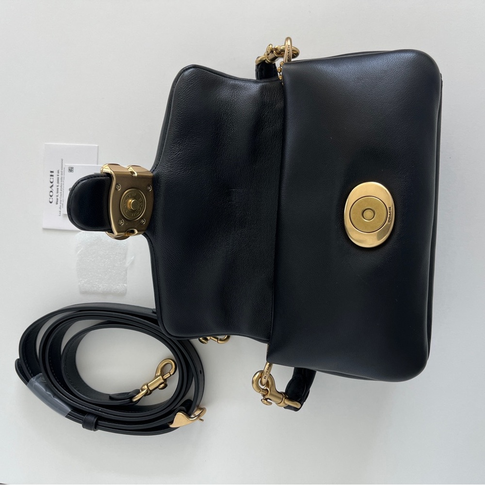 Coach Black Leather Handbag - Picture 6 of 7